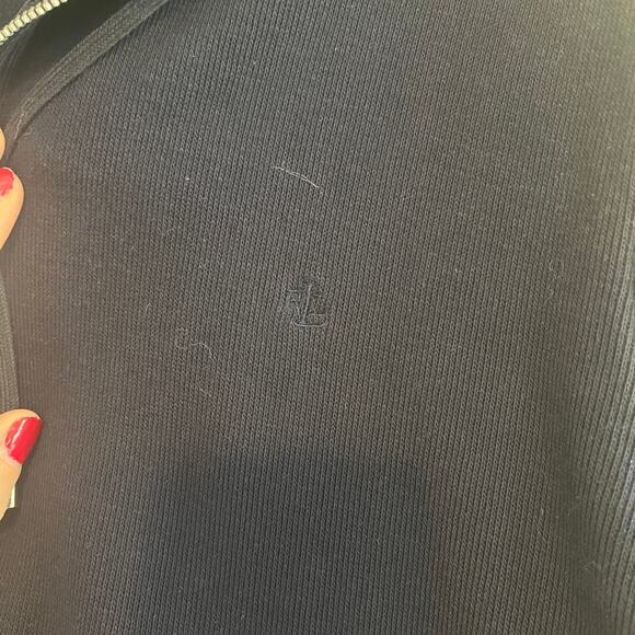 Lauren Ralph Lauren Zip Pockets Full Zip Hoodie Jacket Navy - Picture 3 of 5